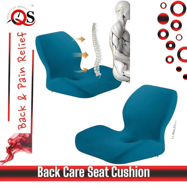 Back Care Lumbar Cushion for Car Seat Foam Spinal Care Back Care Lumbar Support Cushion Foam Seat Travelling Cushion Car Chair Back & Hip Support
