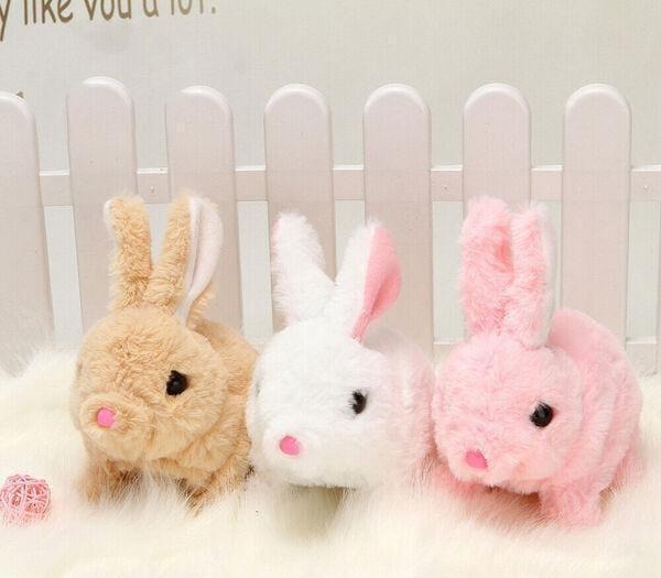 Plush Walking Rabbit Toy for Kids 1-10 Years