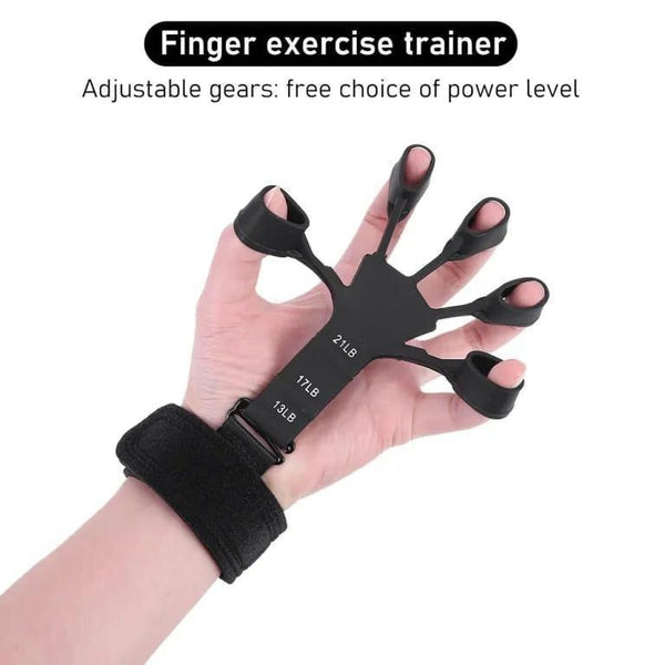 Portable Fitness Pull Rope Black Silicone Adjustable Resistance